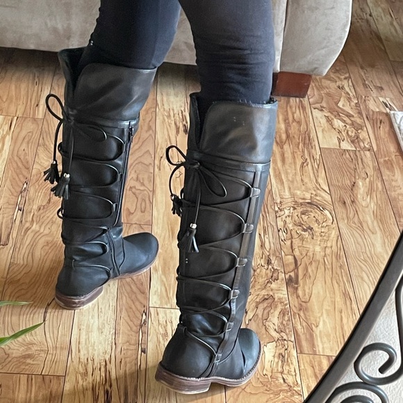 XOXO Shoes Xoxo Black Shelby Knee High Boots Poshmark